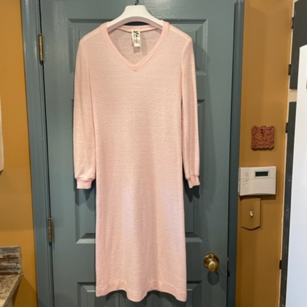 Jody of California 70s/80s pink shift dress S/M